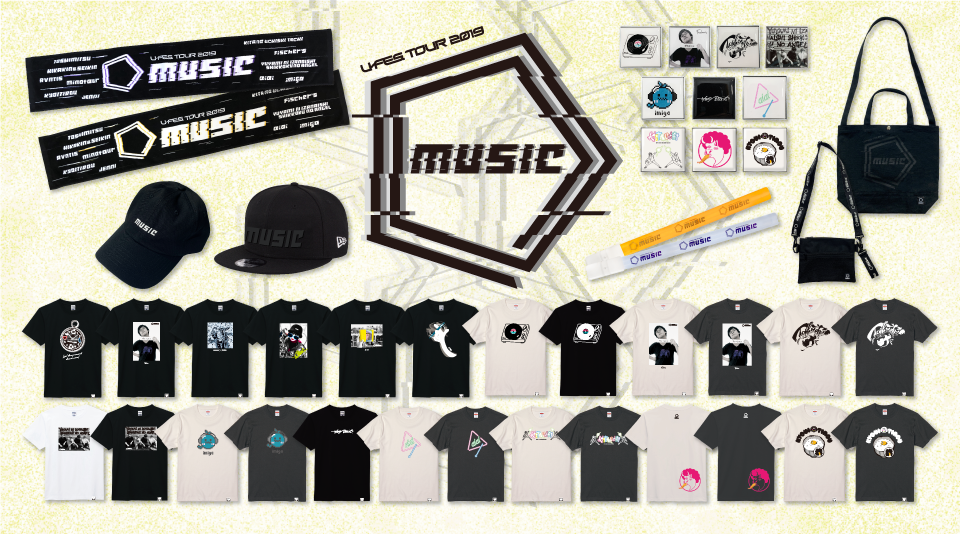 【U-FES.】「U-FES. TOUR 2019 Music」オフィシャルグッズ