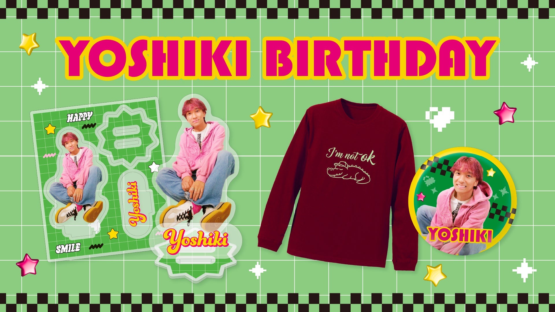 ジャスティスターよしきの生誕グッズが販売開始!