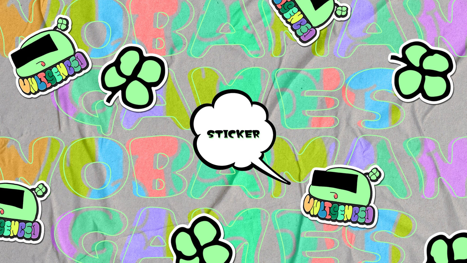 【のばまんゲームス】オリジナルステッカー発売！