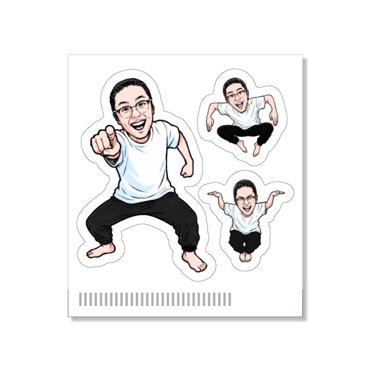 じゃじゃまるステッカー