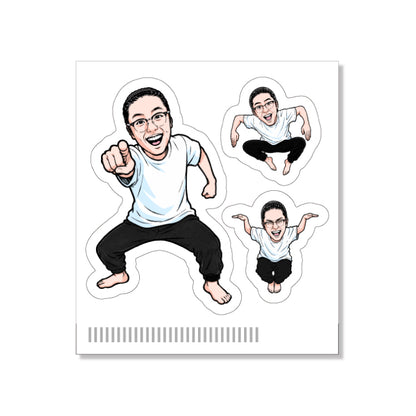 じゃじゃまるステッカー