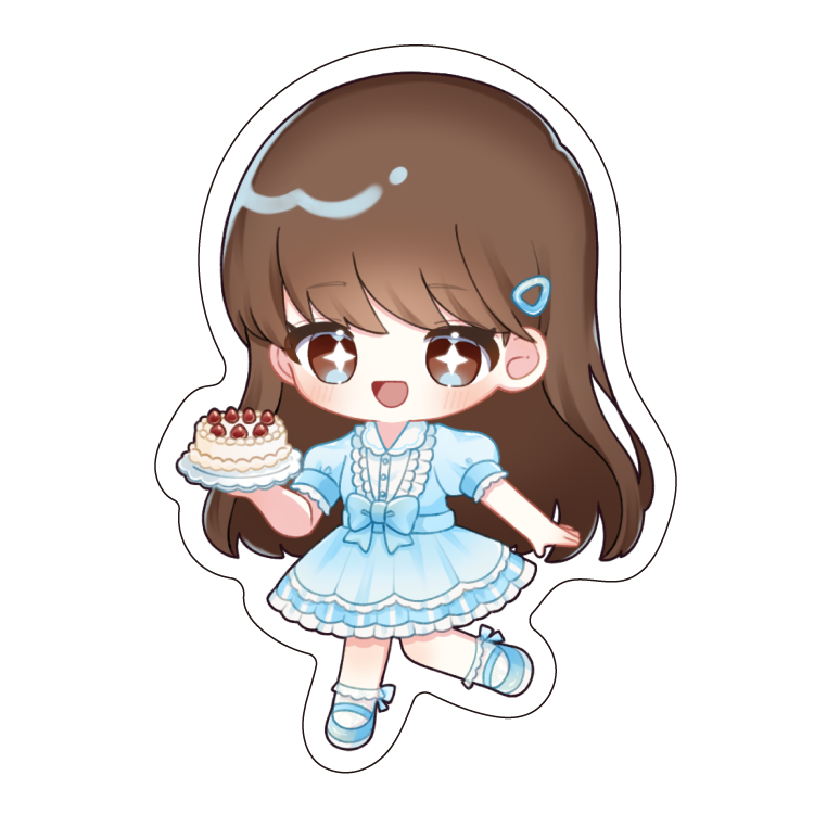 【レイン。】ばーすでーレインステッカー