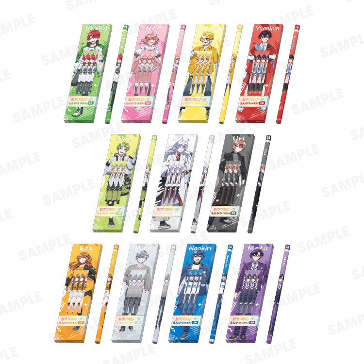 【カラフルピーチ】からぴちコレクション vol.4 2B鉛筆6本セット