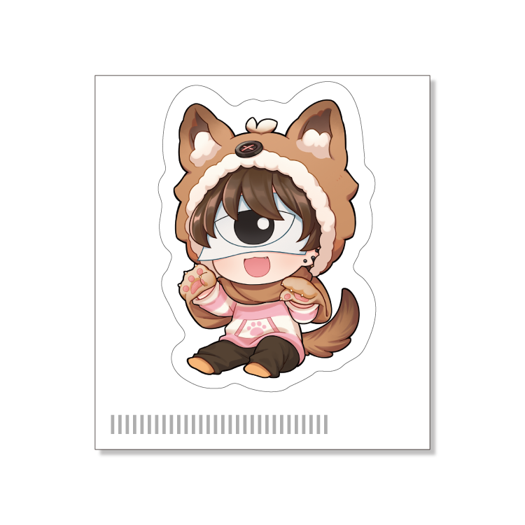 せんたんクリスマス　ステッカーA