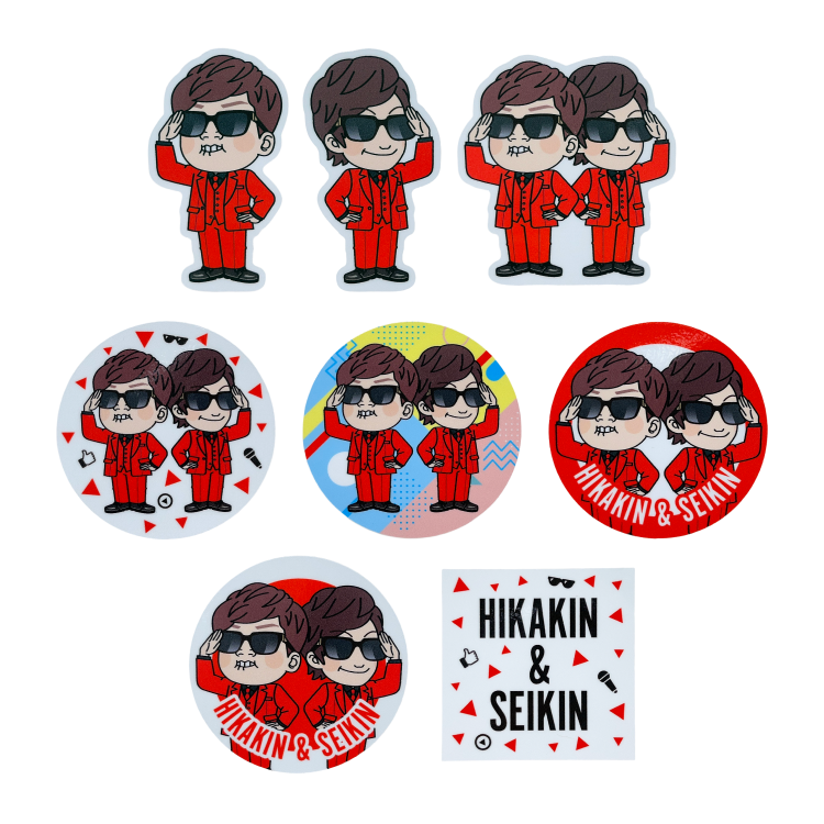 ステッカーセット|HIKAKIN & SEIKIN - Creator Store ステッカーセット|HIKAKIN & SEIKIN - Creator Store