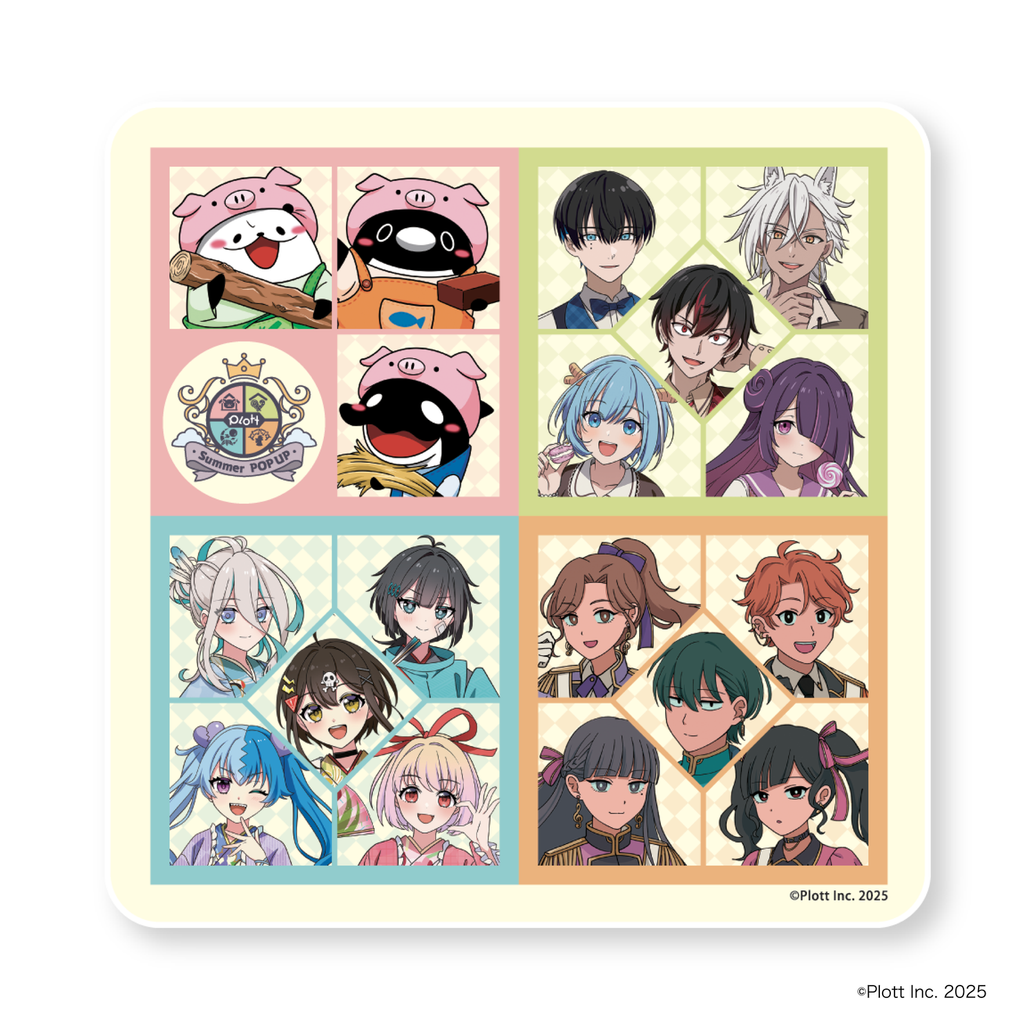 Plott Summer POPUP ハンドタオル