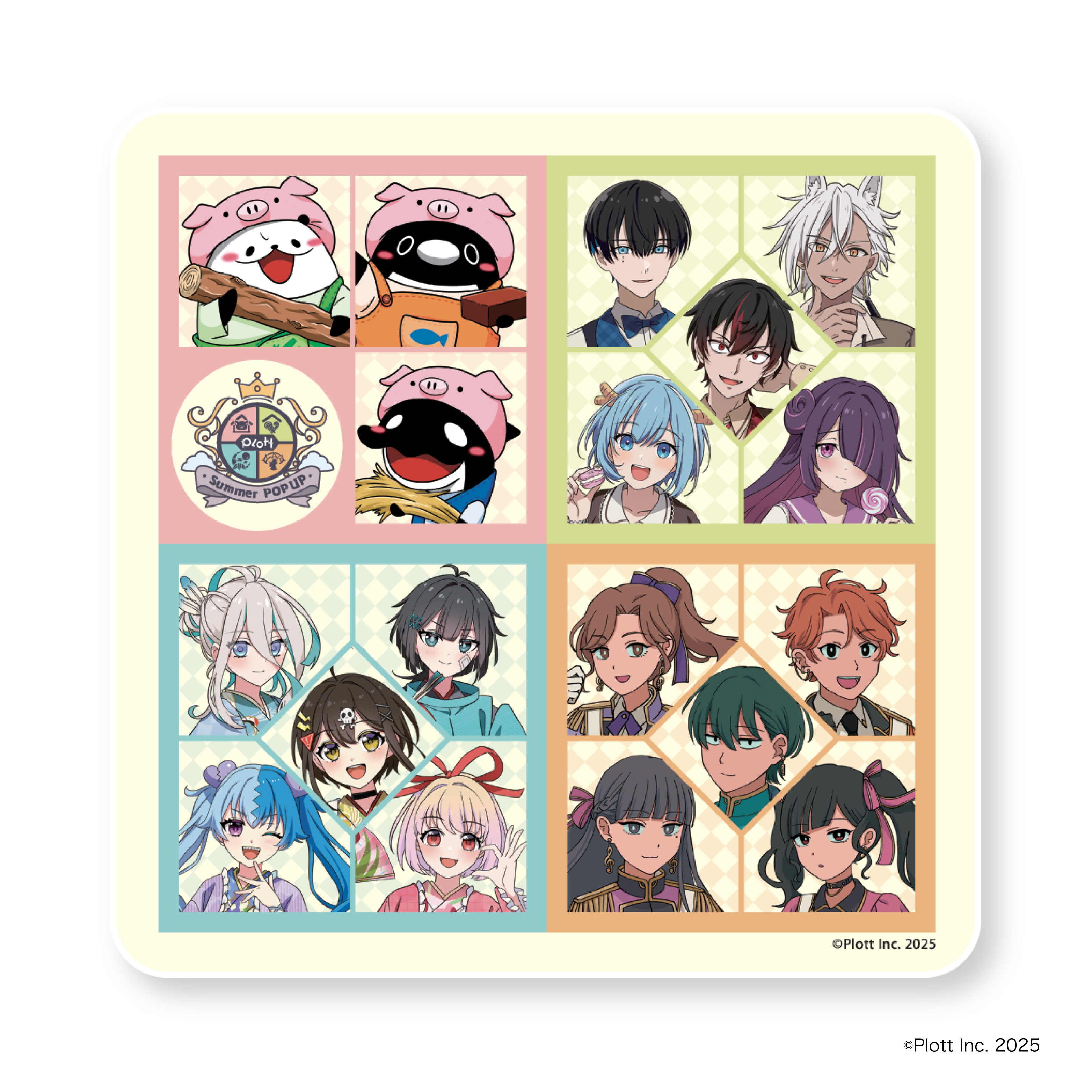 Plott Summer POPUP ハンドタオル