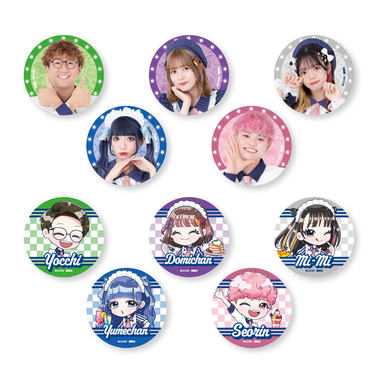 【ボンボンTV】コラボカフェ&amp;ショップ　ランダム缶バッジ