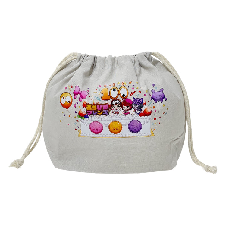 ぷちひなフレンズ】100万人記念 巾着｜ぷちぷち【ぷちひな】 - Creator