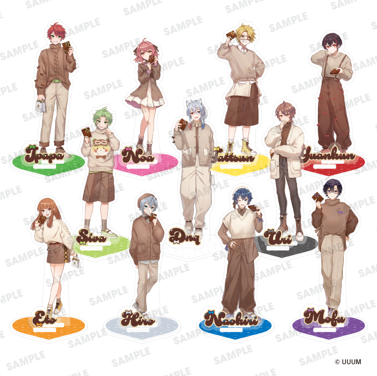 【カラフルピーチ】バレンタイン　アクリルスタンド