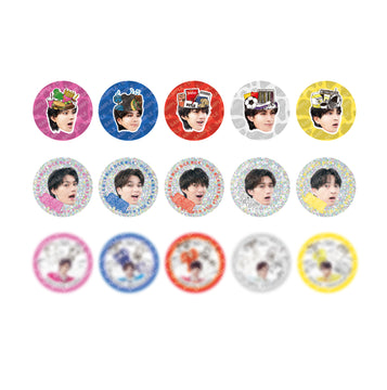 のぞいてみるく？展 ランダム缶バッチ