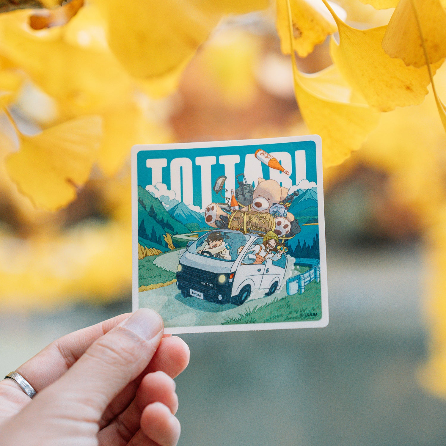 【とったび】とったび耐候ステッカー車旅ver