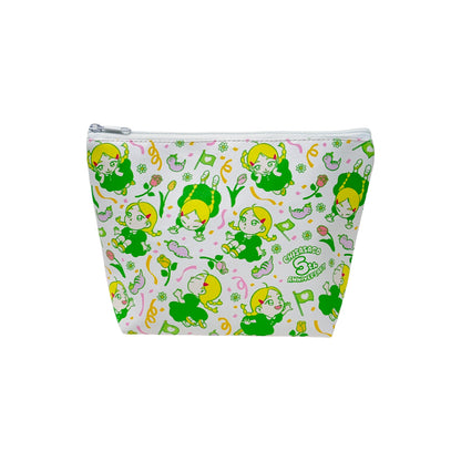 【ちささこ】マチつき総柄ポーチ