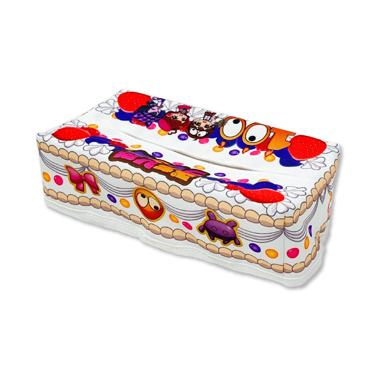 ひな ティッシュケース67 ぷちひなフレンズ】100万人記念 ケーキ風ティッシュケース｜ぷちぷち