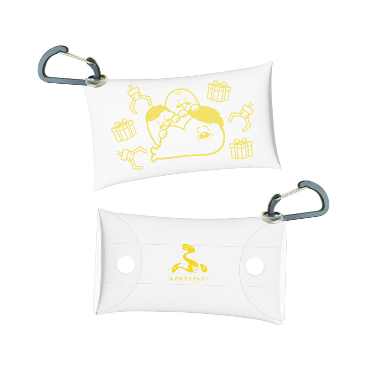 ふざけファクトリークリアマルチケース（ゲームセンターver）イエロー