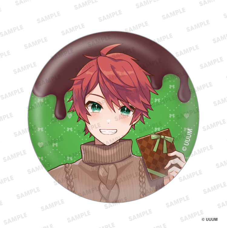 【カラフルピーチ】バレンタイン　缶バッジ