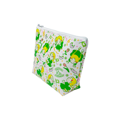 【ちささこ】マチつき総柄ポーチ