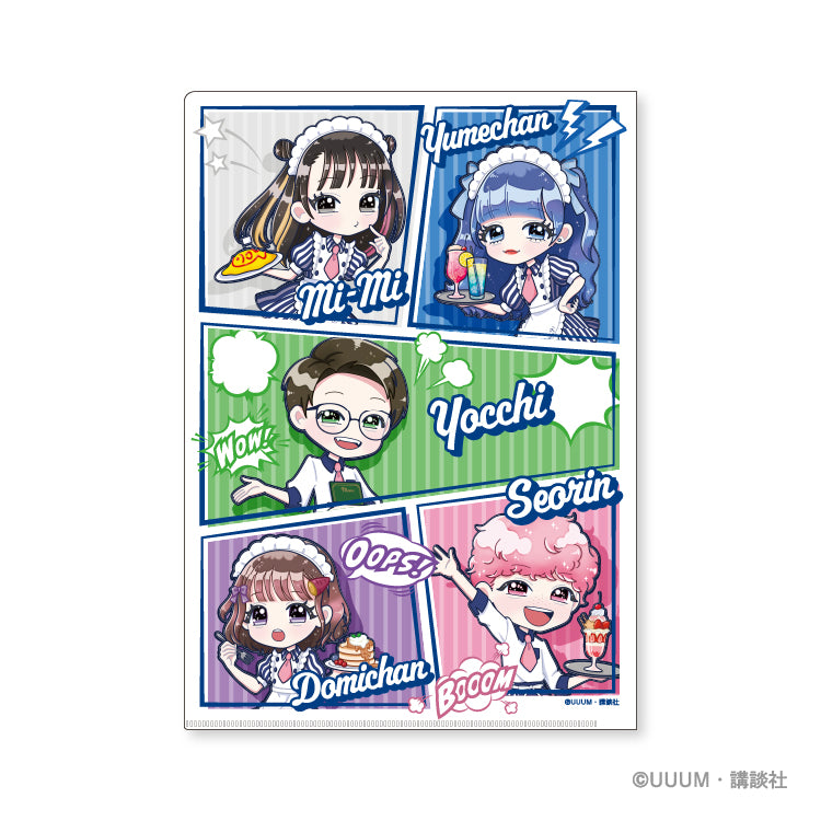 ボンボンTV】コラボカフェ&ショップ クリアファイル｜ボンボンTV