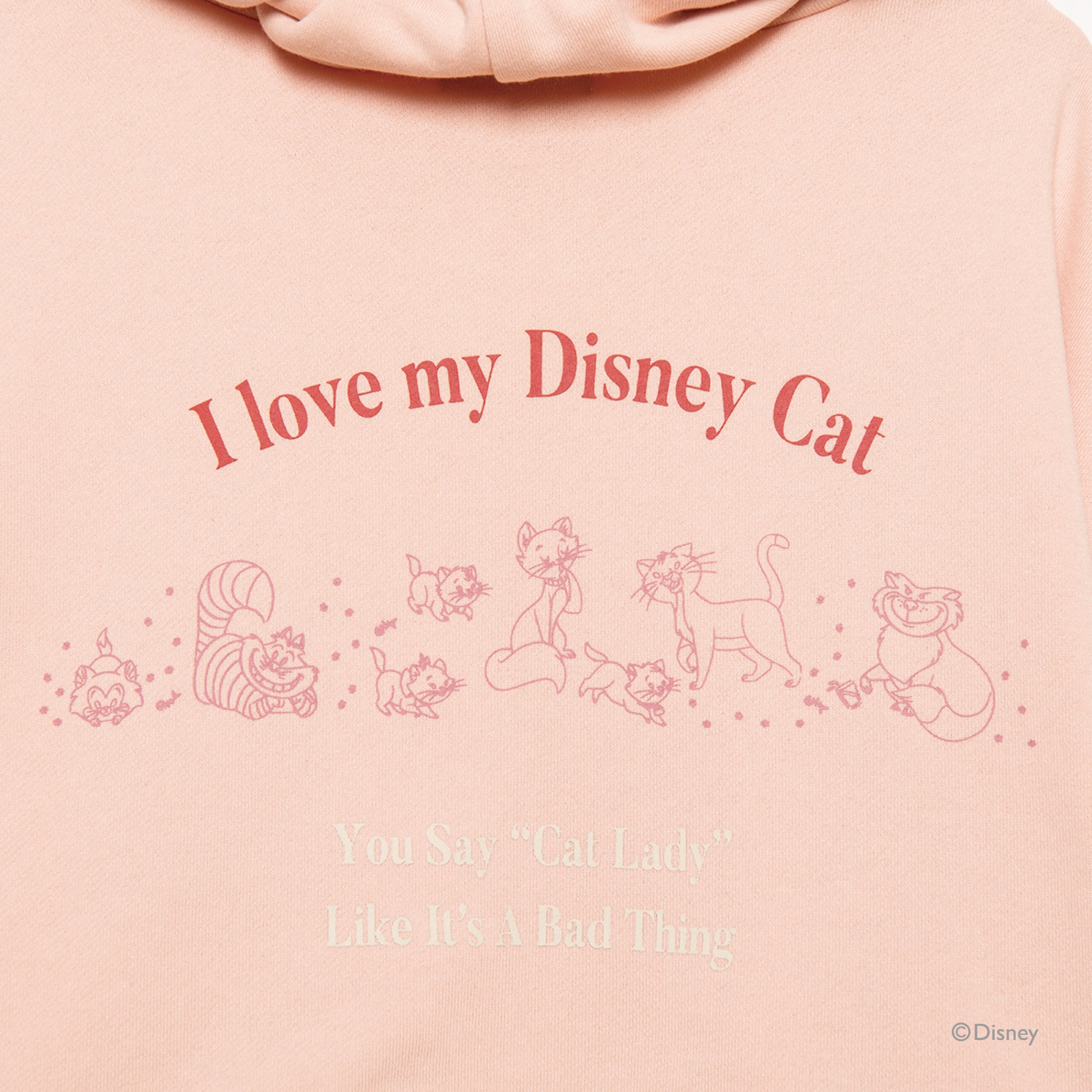 【Poika】＜Disney＞CATS&amp;DOGS/クロップドフーディ