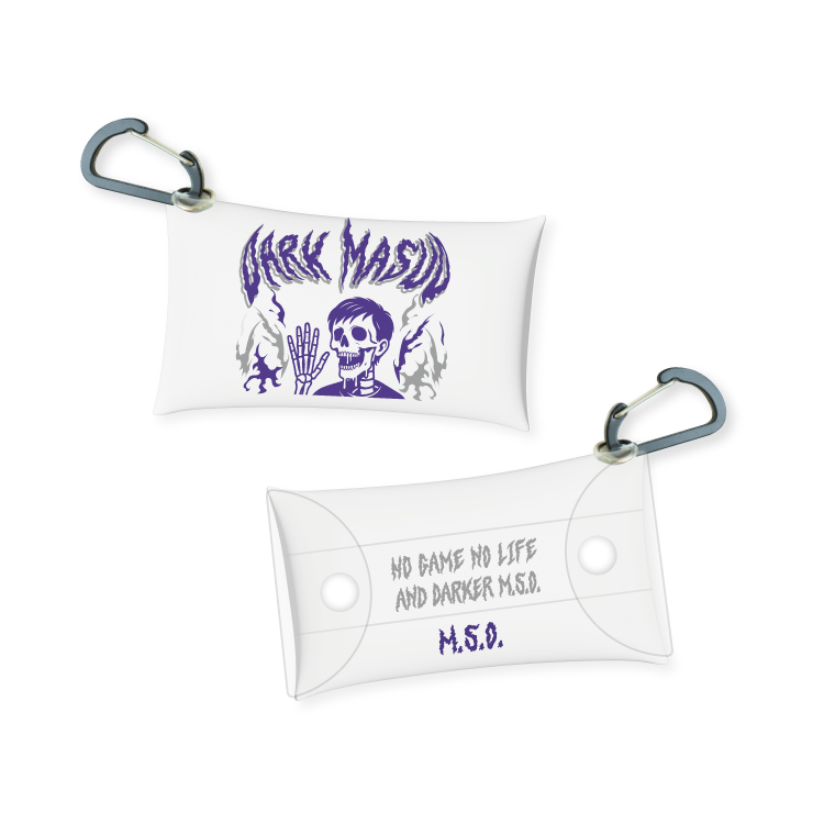 【Masuo】スカルDark M.S.O クリアマルチケース