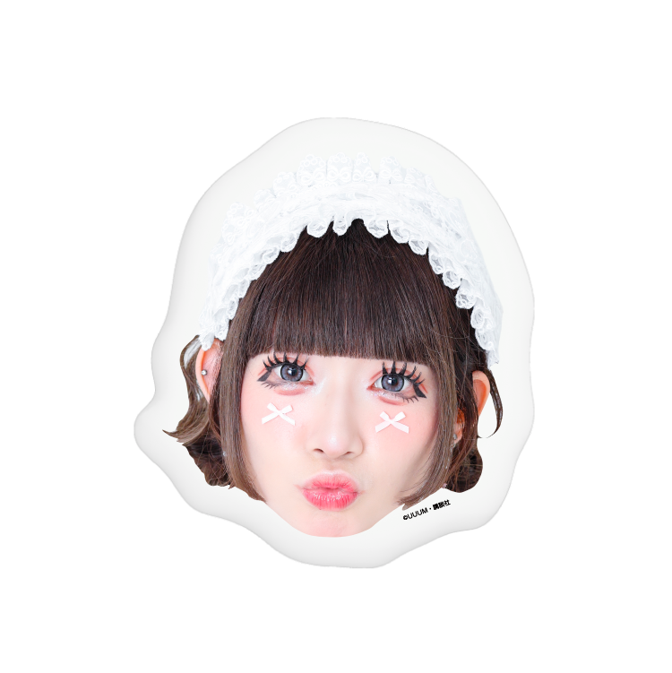 ☆カステルバジャック 可愛いポンポンクッション 2個セット 未使用タグ付き☆ ボンボンTV】推し活グッズ ダイカットクッション（ゆめちゃん