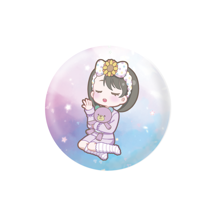 ねぇね描き下ろし！第１弾ララベア＆まーおートレーディング缶バッジ