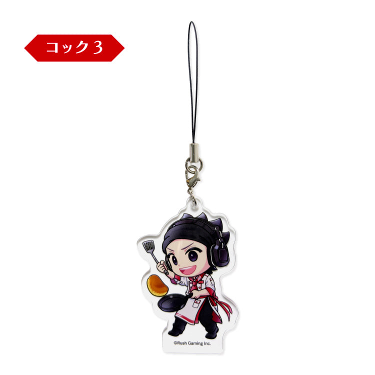 【ハセシン】アクリルストラップ