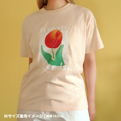 チューリップTシャツ/ミント