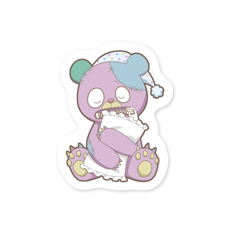 おやすみララベアステッカー