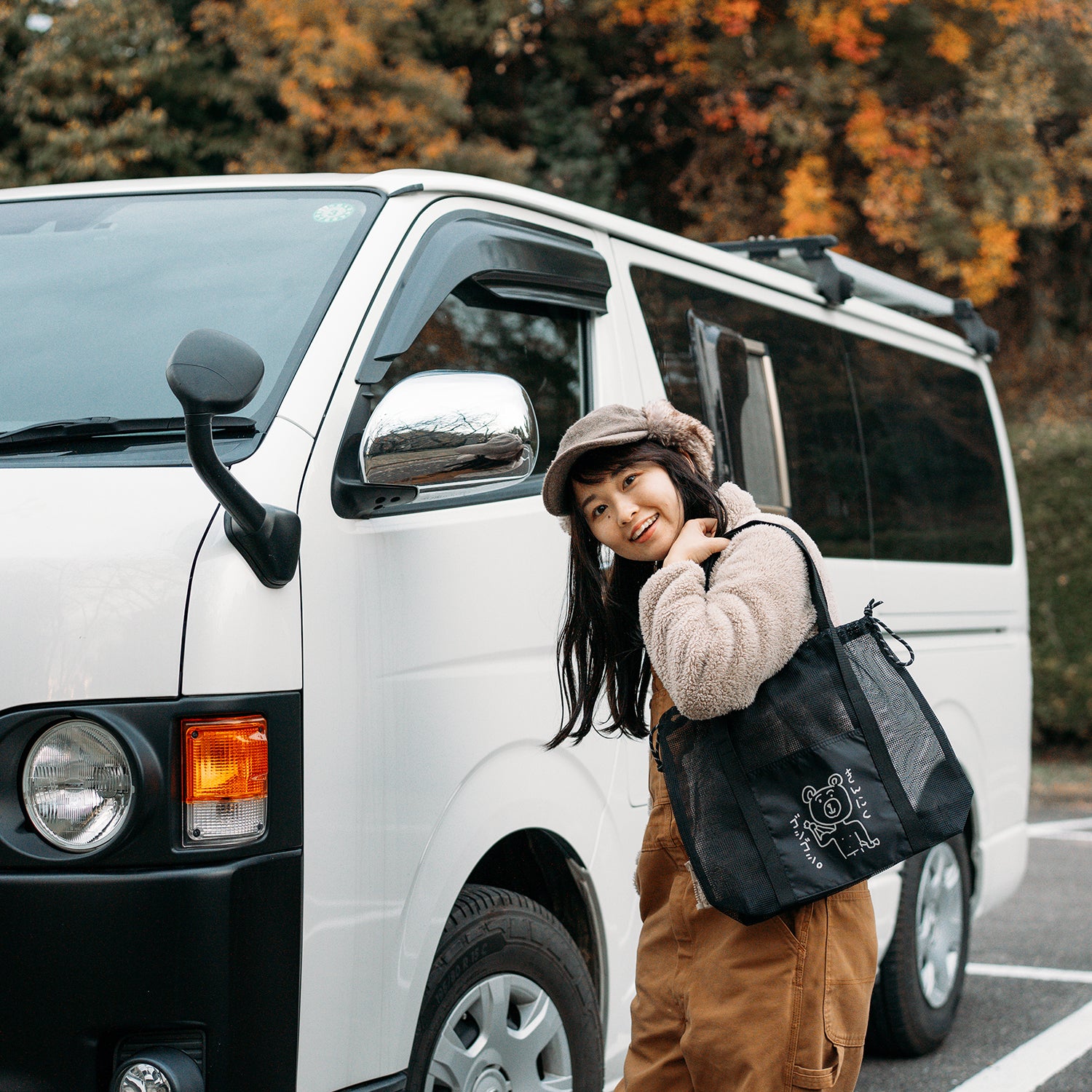 【とったび】きんにくゴシゴシメッシュトート