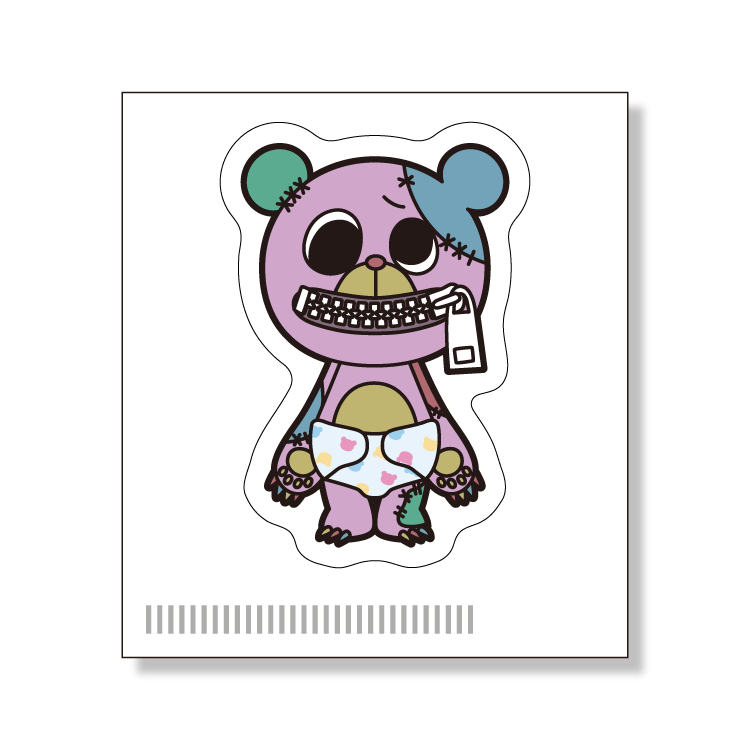 ちびララベアステッカー