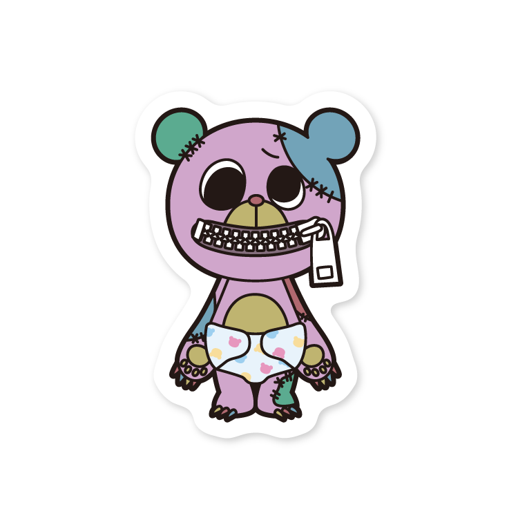 ちびララベアステッカー