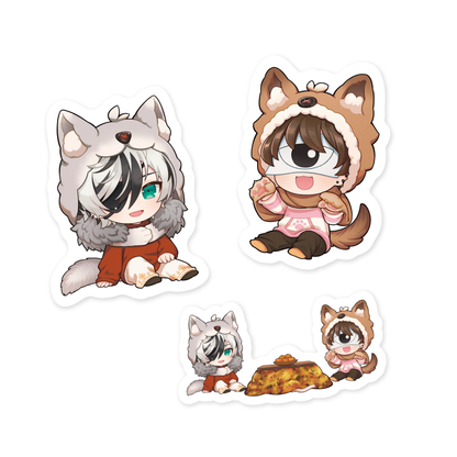 せんたんクリスマス　ステッカーA