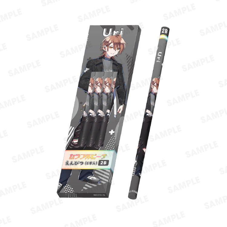 カラフルピーチ】からぴちコレクション vol.4 2B鉛筆6本セット