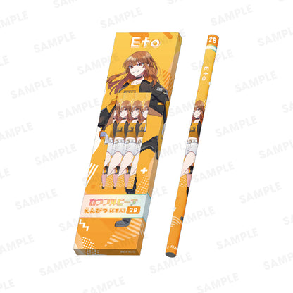 【カラフルピーチ】からぴちコレクション vol.4 2B鉛筆6本セット