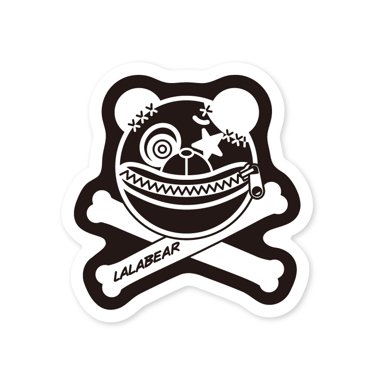 クロスボーンララベアステッカー
