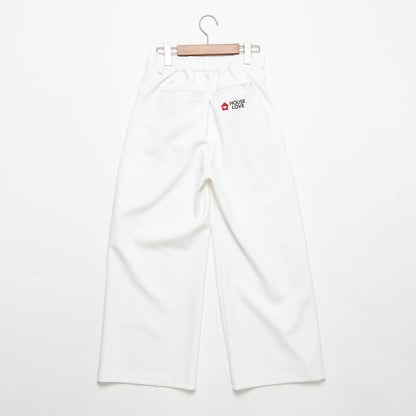 【House Love】Flexible track wide pants