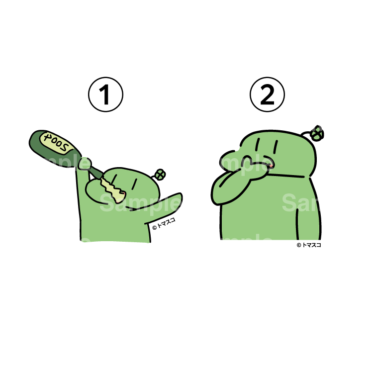 【トマトスコスコ人生】ステッカーのばまん