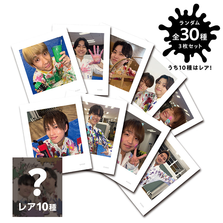 【ジャスティスター】スクエアチェキ風 ランダムブロマイド 3枚セット(全30種)