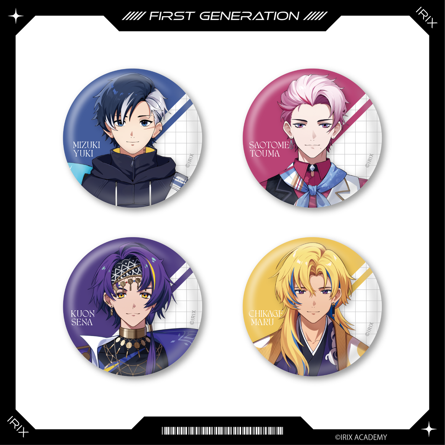 イリクス学園】1期生デビュー 缶バッジ|イリクス学園 - Creator Store イリクス学園】1期生デビュー 缶バッジ|イリクス学園 - Creator Store