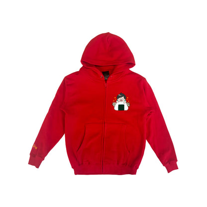 【デカキンイェイぱふジップパーカー（高級海苔おにぎりver.）】おまけ付き（キッズ）