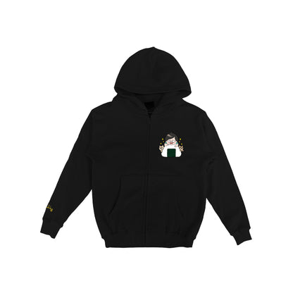 【デカキンイェイぱふジップパーカー（高級海苔おにぎりver.）】おまけ付き（キッズ）