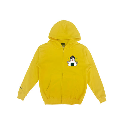 【デカキンイェイぱふジップパーカー（高級海苔おにぎりver.）】おまけ付き（キッズ）