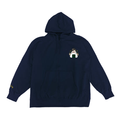 【デカキンイェイぱふジップパーカー（高級海苔おにぎりver.）】おまけ付き