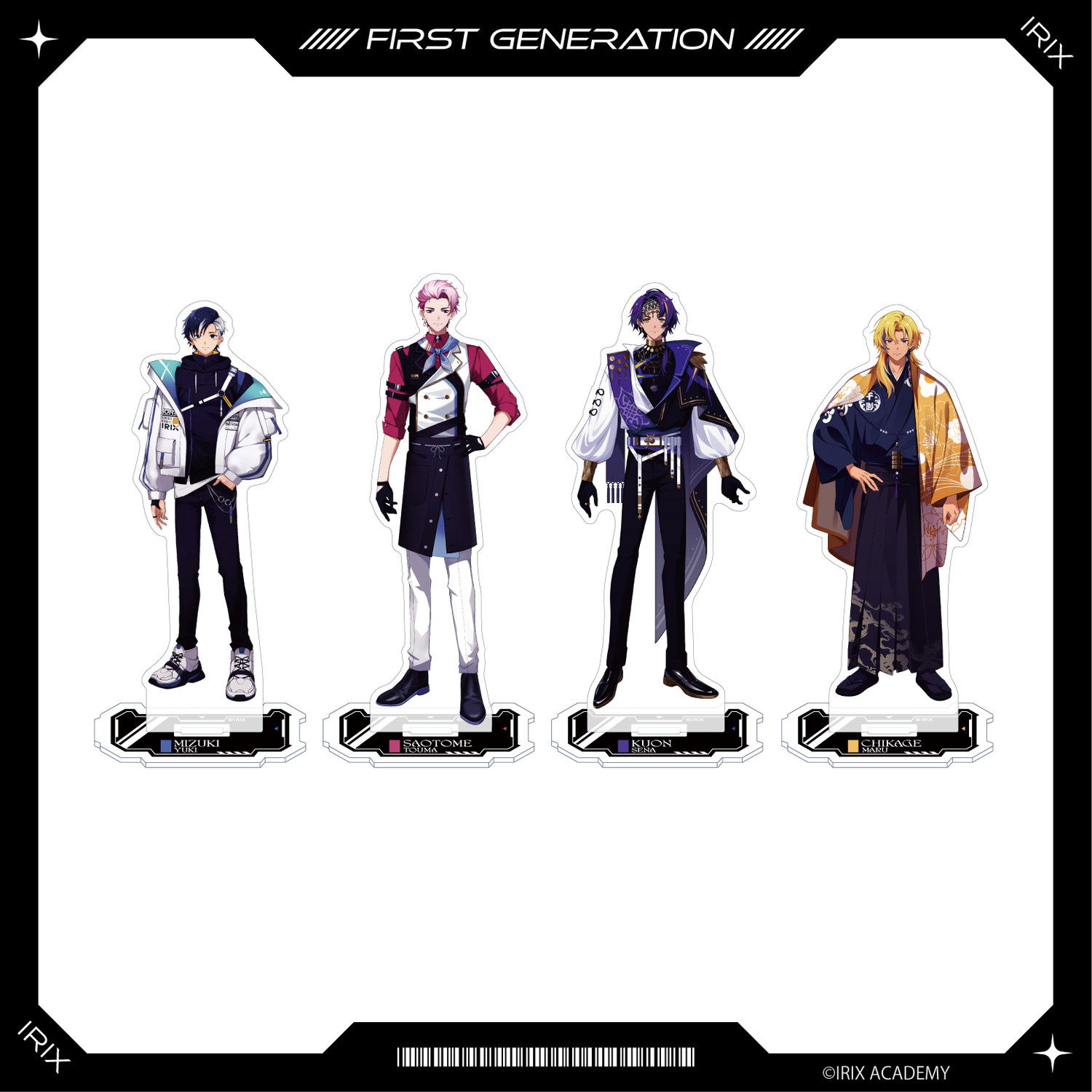 イリクス学園】1期生デビュー アクリルスタンド|イリクス学園 イリクス学園】1期生デビュー アクリルスタンド|イリクス学園