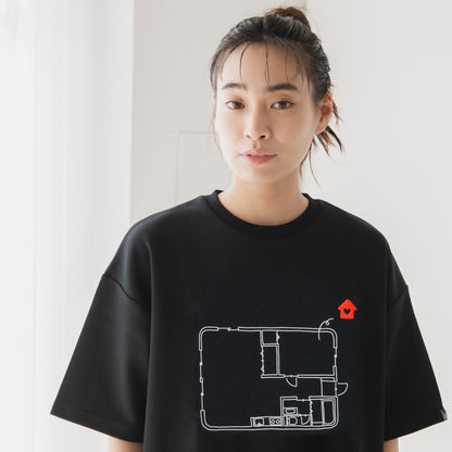 【House Love】Floor plan T-Shirts