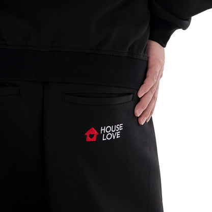 【House Love】Flexible track wide pants