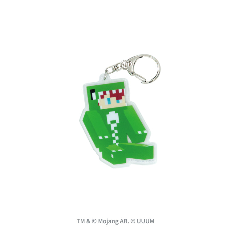 Minecraft【カラフルピーチ】アクリルキーホルダー