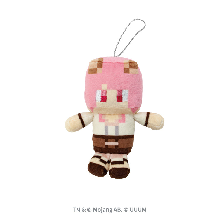 Minecraft【カラフルピーチ】ぬいぐるみキーホルダー