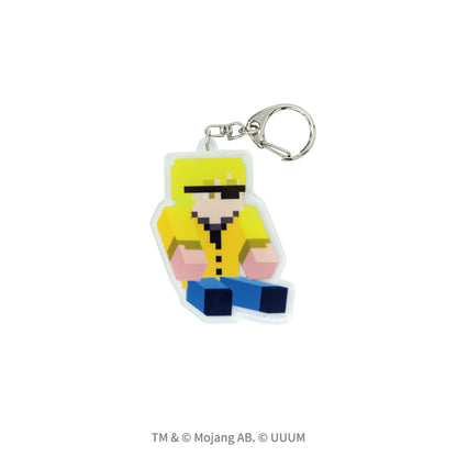 Minecraft【カラフルピーチ】アクリルキーホルダー